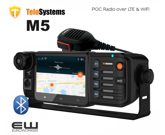 M5, 31054, Telo M5 Mobile POC radio (LTE, WiFi, IP54, BT)