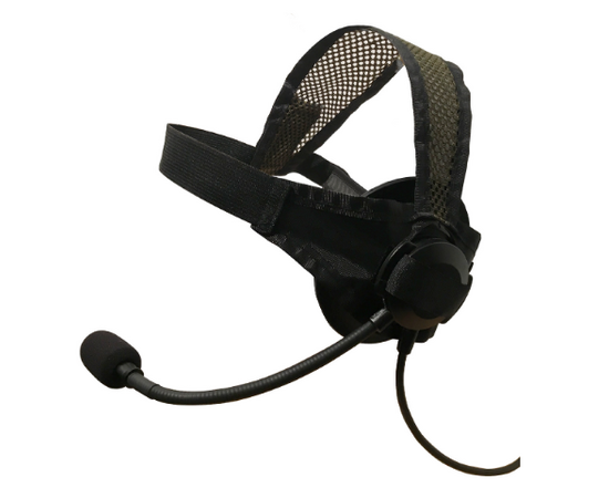 The Titan Waterproof Headband Headset has a fully sealed loudspeaker and an IP67 waterproof noise cancelling electret microphone, which makes it the perfect choice for users needing to communicate in maritime environments, such as Coast Guard, Lake Rescue and Search and Rescue personnel. The headset has an adjustable headband strap and it has a slick design, which fits under most protection helmets and hard hats. The Titan Waterproof Headband Headset comes in green or tan color.