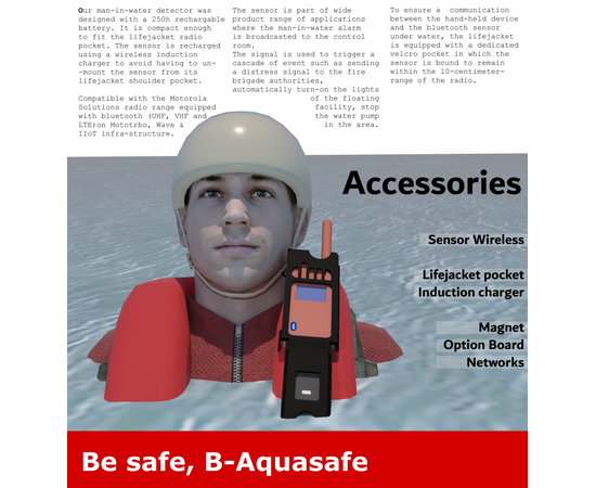 Wave PTX Bluetooth Vannsensor - Man in Water Alarm, 2 image