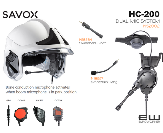 Savox HC-200 Dual Mic System (N52002)