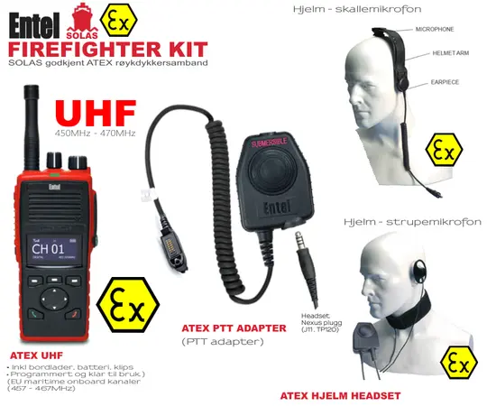 ENTEL DT885FF - røykdykker samband