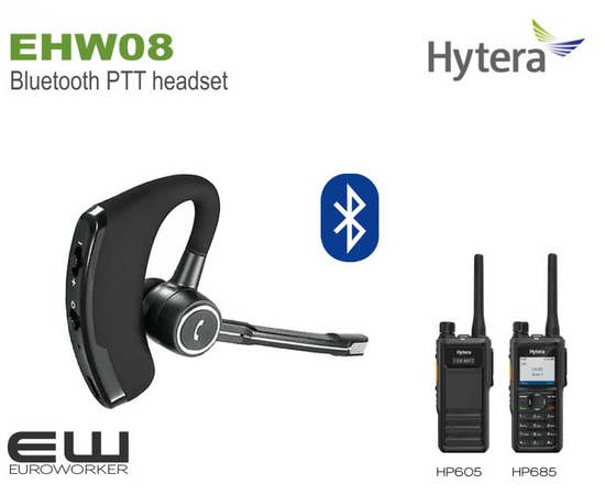 HyteraEHW08 Bluetooth PTT headset  (HP605, HP685)
