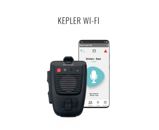 Aina PTT - Kepler Rugged Vanntett POC radio (PTT, POC)