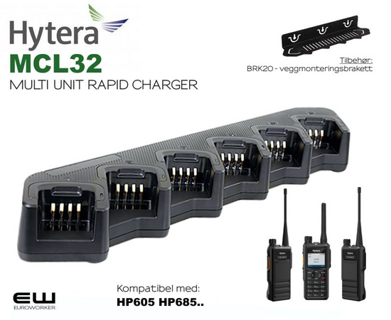 Hytera MCL32 Multi Unit Rapid Charger (HP685, HP605)