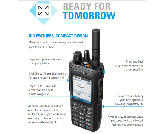 Motorola Mototrbo R7 Premium (UHF, VHF, Bluetooth)