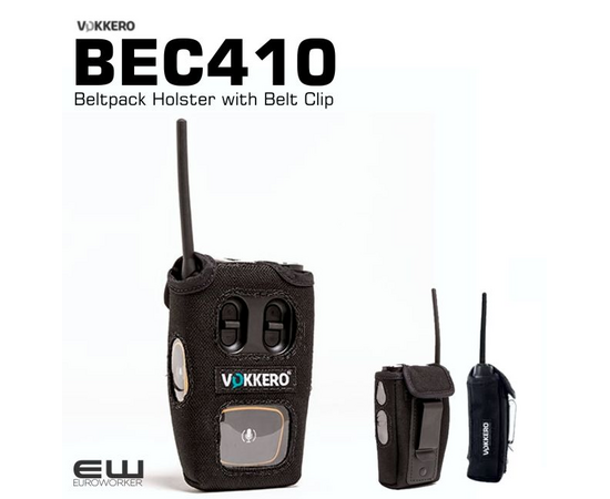 Vokkero BEC410 Beltpack Holster with Belt Clip