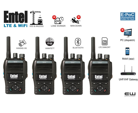 Entel E-Poc DN495 Industrisamband  (POC, IP68)