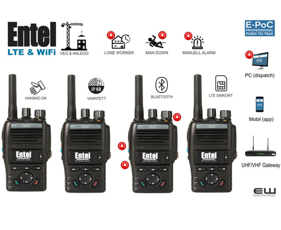 Entel E-Poc DN495 Industrisamband  (POC, IP68)