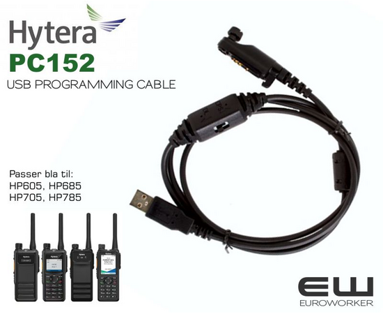 Hytera PC152 USB Programmeringskabel (HP6/7-serie)