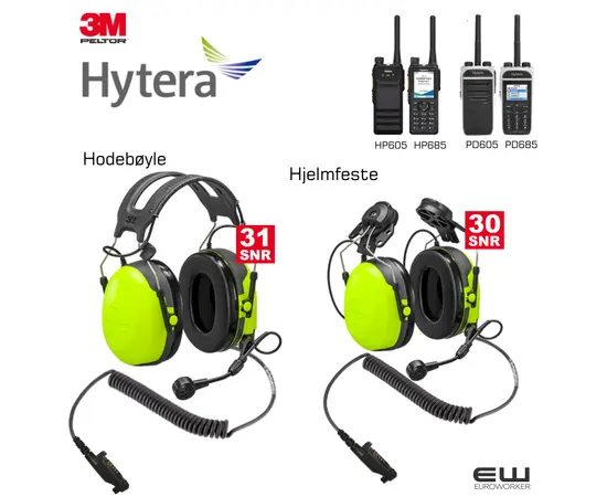 3M Peltor Hytera HP6/PD6 Flex2 kabel - 47460