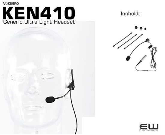 Vokkero KEN 410 Generic Ultra Light Headset