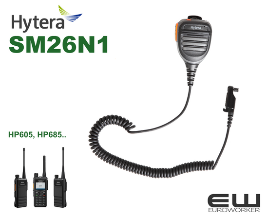 Hytera SM26N1 Håndholt Mikrofon (HP6, DP6) (IP67)