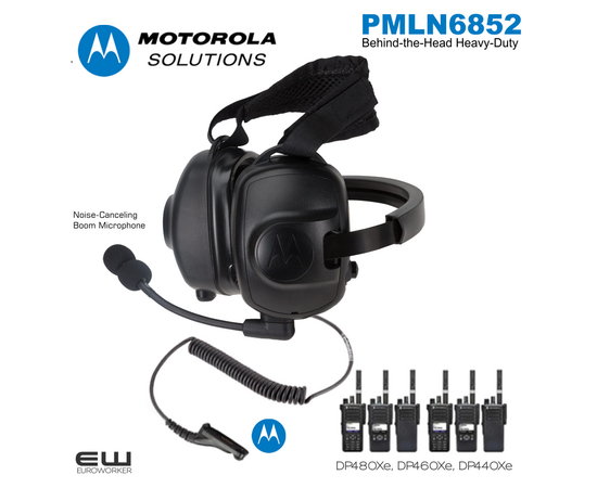 Motorola PMLN6852 Heavy-duty Behind-the-Head Headset