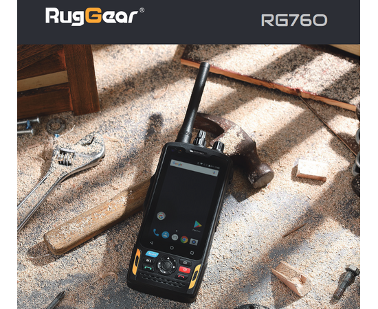 RUGGEAR RG760 4G Radio (IP68, POC, PTT)