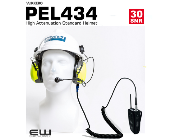Vokkero PEL434 Standard High Attenuation Standard Helmet  (SNR30)