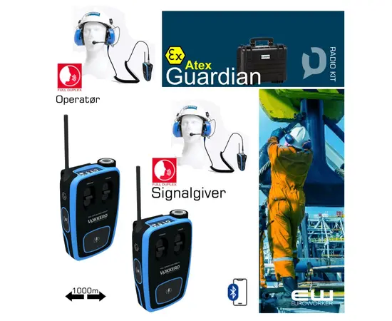 Full Duplex Atex Radiosamband  - Vokkero Guardian Atex  (VOKKER-GUARD-FCE001-EX)