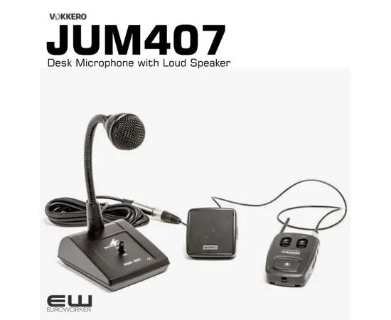 Vokkero JUM407 Desk Microphone with Loud Speaker