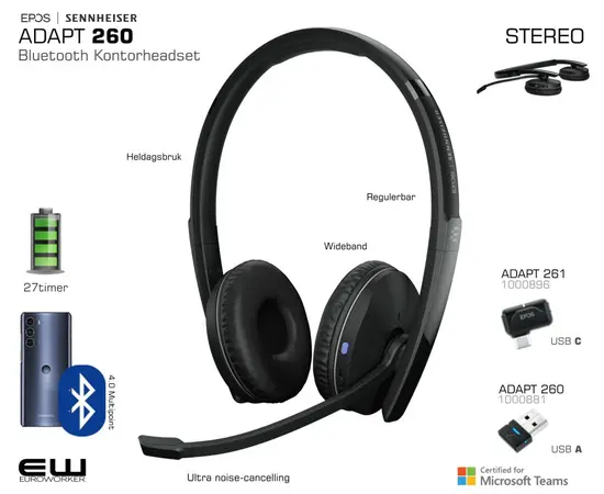 ADAPT 260EPOS I SENNHEISER