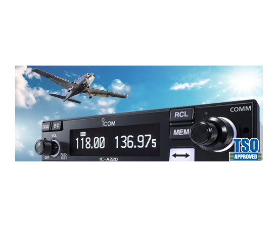 Icom IC-A220 TSO VHF Airband Transceiver (VHF)