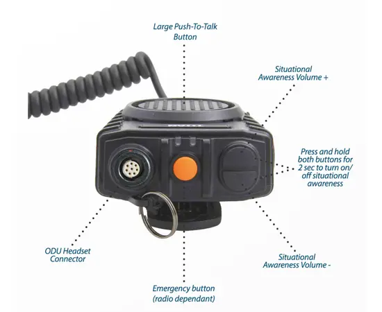 TITAN In-Ear Microphone Headset with Ambient Microphones