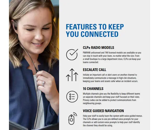 Motorola CLPe 446 Komplett 6 Pack (446MHz, Analog)