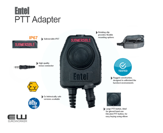 Entel PTT450E/DX PTT Adapter (DX-serie)