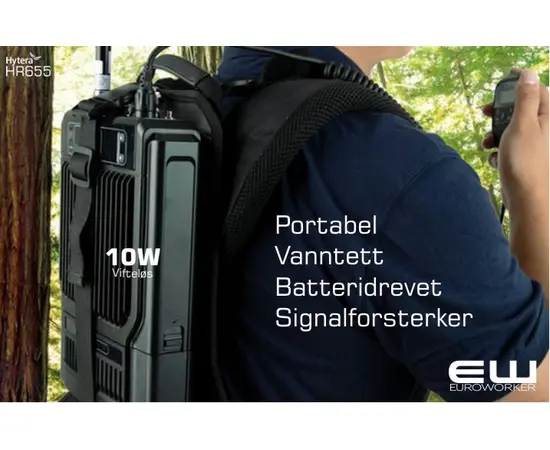 Hytera HR655 - Portabel Batteridrevet Signalforsterker (UHF)