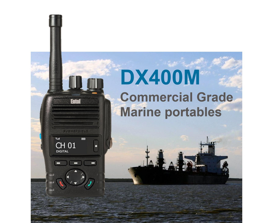 Entel Marine UHF DX485M og DX482M (UHF, Bluetooth, IP68, Alarm)