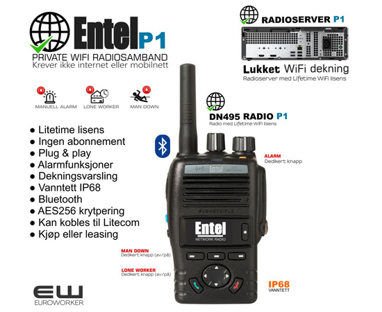 Entel DN495/P1 Private Server Radio (WiFi)