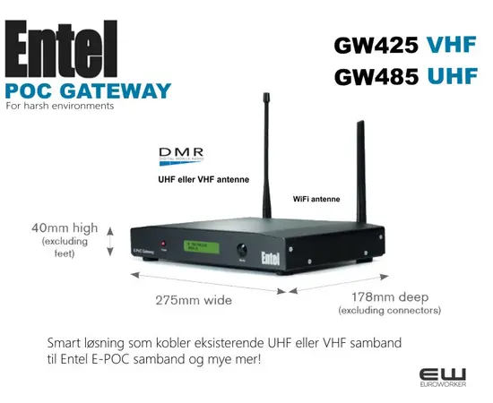 Entel E-POC Gateway, Extender, Bridge (UHF, VHF, POC)