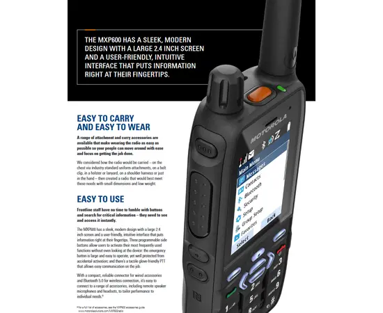 Motorola MXP600 - Tetraterminal (Nødnett)