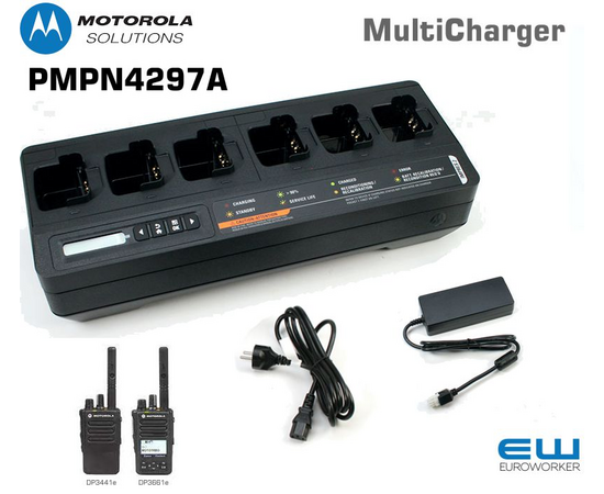 Motorola PMPN4297A Multicharger (DP3441e, DP3661e)