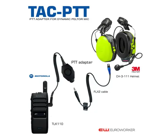 Nøklingsbryter for TLK100 TLK110 - euroworker . TCPTT Adapter for TLK100i, TLK110, Evolve (IP67, Wave PTX)