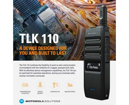 MOTORLA TLK110 - Wave PTX - HK2187A - eSIM HK2189A - uten SIM - euroworker