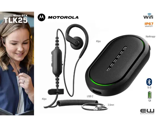 Motorola TLK25 WAVE Wi-Fi Radiosamband (HK2205A)
