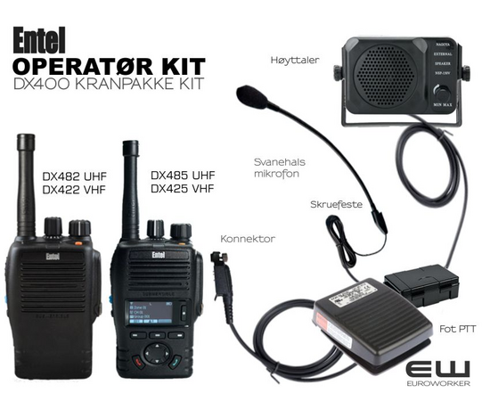 Entel DX400 Operatør Kit for Kran og Rigg