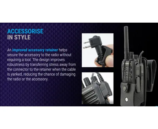 Motorola R2 MOTOTRBO (VHF eller UHF) Håndholdt Radio (Analog/Digital)