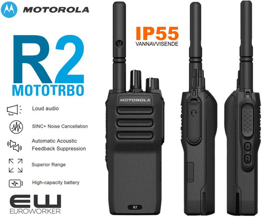 Motorola R2 UHF 6-pack Bundle med Multicharger, 3 image