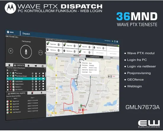 Velg Wave PTX Dispatch lisensperiode fra menyen, lengre løpetid gir redusert pris:

    3mnd ( GMLN7676A)
    6mnd  (2x GMLN7676A)
    12mnd (GMLN5551A )
    24mnd (GMLN5552A)
    36mnd (GMLN7673A)
    48mnd (GMLN7674A)
    60mnd (GMLN7675A)