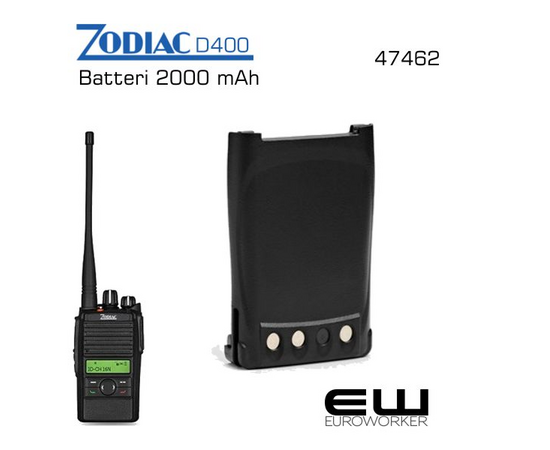 Zodiac D400 Batteri (2000 mAh)