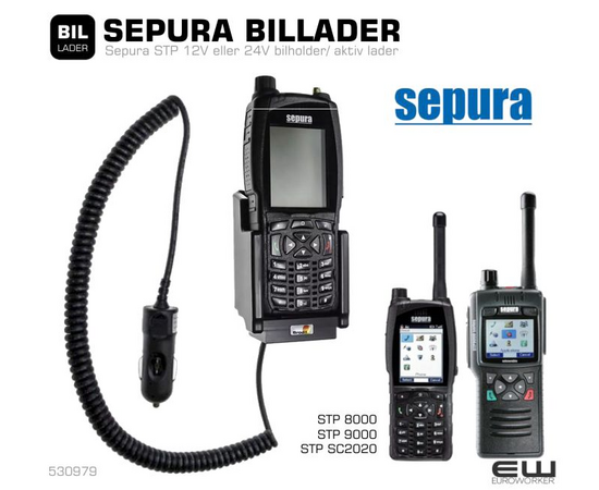 Sepura Billader 12V/24V (STP9000, SC20) - 530979