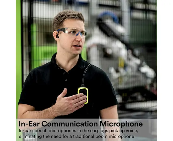 3M Peltor PIC-100 In-Ear Communication Headset (UHF, BT, IP54)