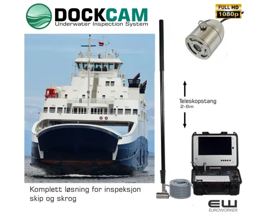 Portabelt Video Kit for inspeksjon av havner og kaianlegg