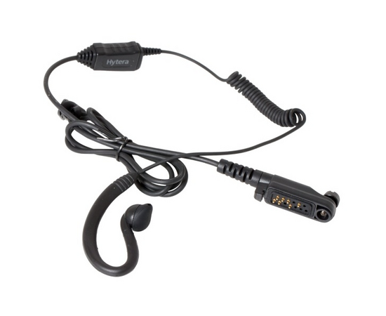 Hytera EHN26-P 1-wire inline PTT/Mic Headset C-shell HP/PD6-serie