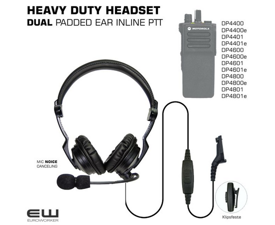 HP24NEXUS - INDUSTRY HEADSET RUGGED  LIGHT WEIGHT  NOISECANCELLING (J11, SNR0)