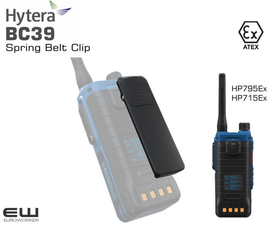 Hytera BC39 - Spring Belt Clip (HP795Ex, HP715Ex)