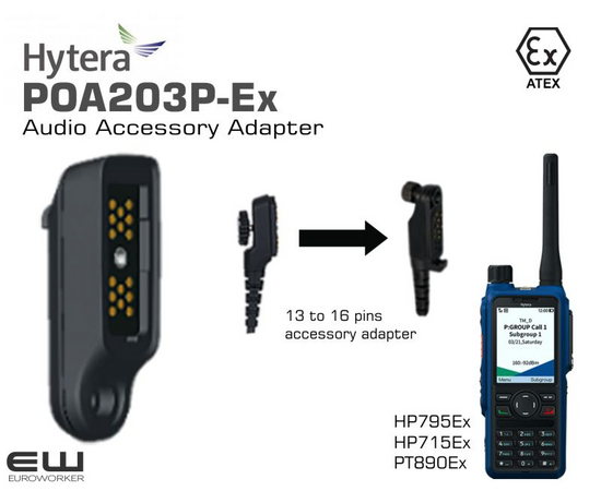Hytera POA203P-Ex Audio Accessory Adapter (HP795Ex)