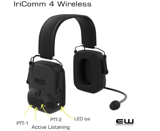 iriComm 4.0 - Long Range Full Duplex Waterproof WIreless Headset