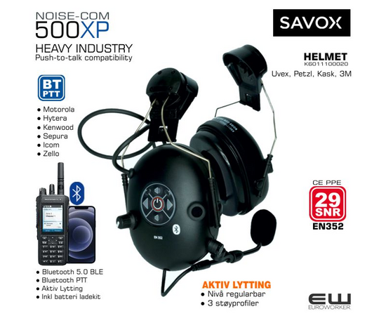 savox-noise-com-500xp-bluetooth-industri-headset-snr29-k6011100020-k6011100010