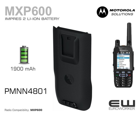 Motorola PMNN4801 1900mAh Batteri MXP600